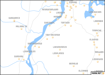 map of Hacienda Yaví